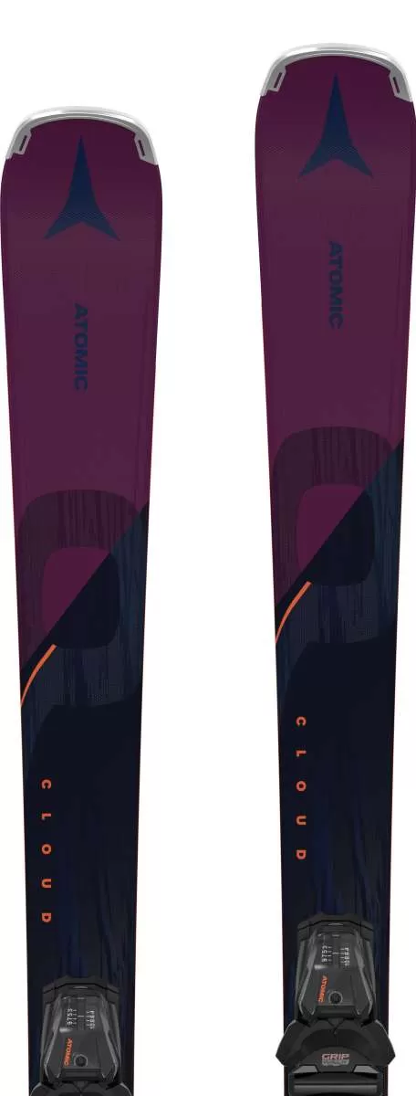 Atomic Ladies Cloud Q9 System Ski With M10 Ski Bindings 2022-2023 3 Atomic Ladies Cloud Q9 System Ski With M10 Ski Bindings 2022-2023