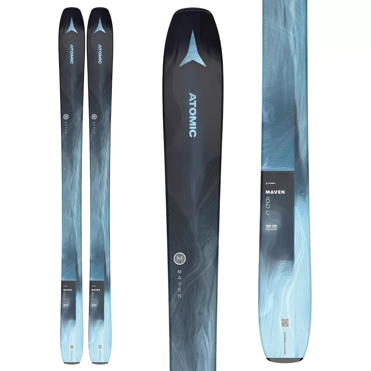 Atomic Ladies Maven 86 C Flat Ski 2021-2022 3 Atomic Ladies Maven 86 C Flat Ski 2021-2022