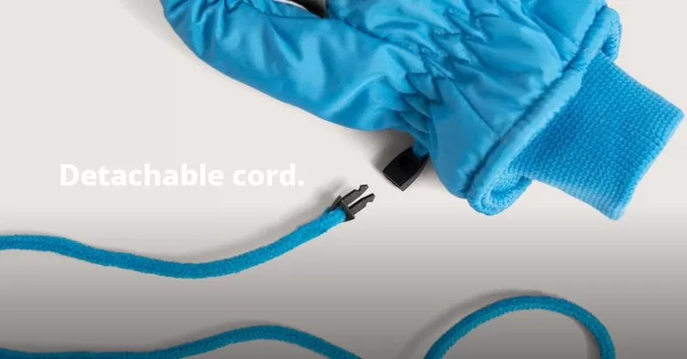 Barts Nylon Kids Ski Mittens - Navy - Image 2