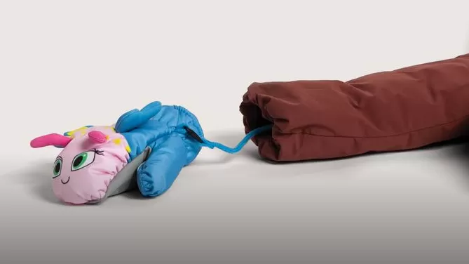 Barts Nylon Kids Ski Mittens - Navy - Image 3