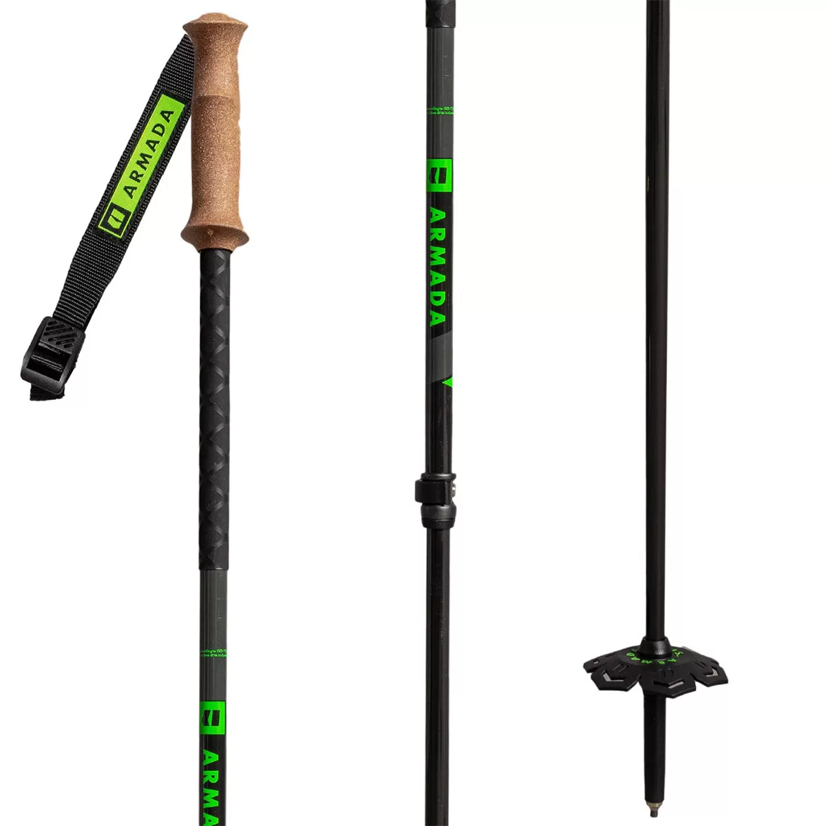 Armada CARBON ADJUSTABLE Ski Poles 2022 3 Armada CARBON ADJUSTABLE Ski Poles 2022