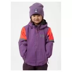 Helly Hansen K Rider 2.0 Girls Ski Jacket - Crushed Grape -Skiing Shop helly hansen kids rider 2.0 ins jacket crushed grape 5