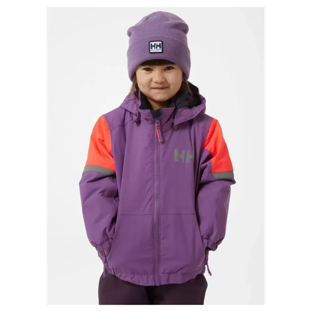 Helly Hansen K Rider 2.0 Girls Ski Jacket - Crushed Grape - Image 3
