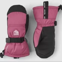 Hestra Gore-Tex Gauntlet Junior Ski Mittens, Fuchsia