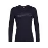 Icebreaker Mens 200 Oasis LS Crewe Ski Stripes - Midnight Navy 1 Icebreaker Mens 200 Oasis LS Crewe Ski Stripes - Midnight Navy -Skiing Shop icebreaker mens 200 oasis ls crewe ski stripes midnight navy 3