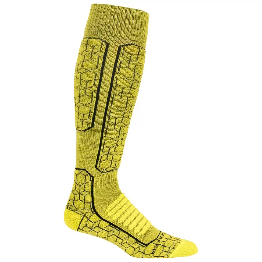 Icebreaker Mens Ski Socks - Medium Cushioning - Alpine Geo
