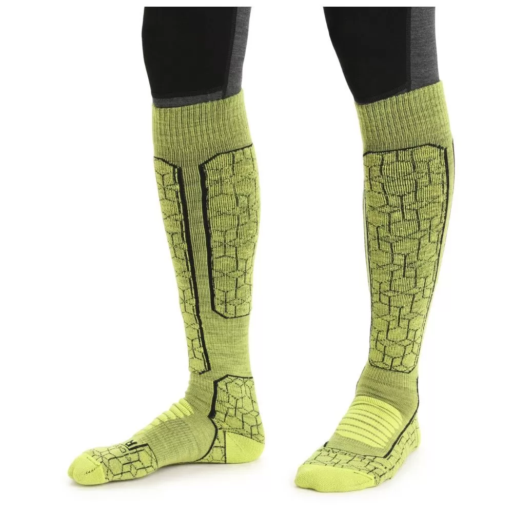 Icebreaker Mens Ski Socks - Medium Cushioning - Alpine Geo - Image 2
