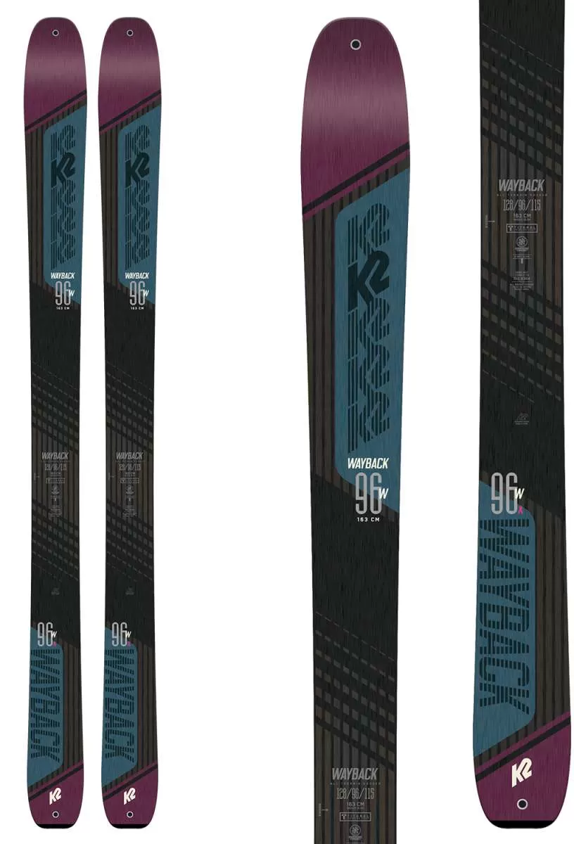 K2 Ladies Wayback 96 Flat Ski 2022-2023 3 K2 Ladies Wayback 96 Flat Ski 2022-2023