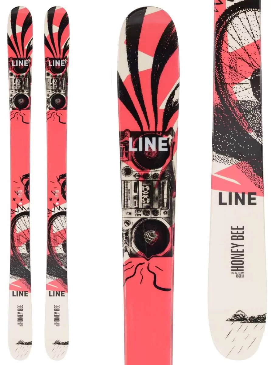Line Ladies Honey Bee Flat Ski 2022-2023 3 Line Ladies Honey Bee Flat Ski 2022-2023