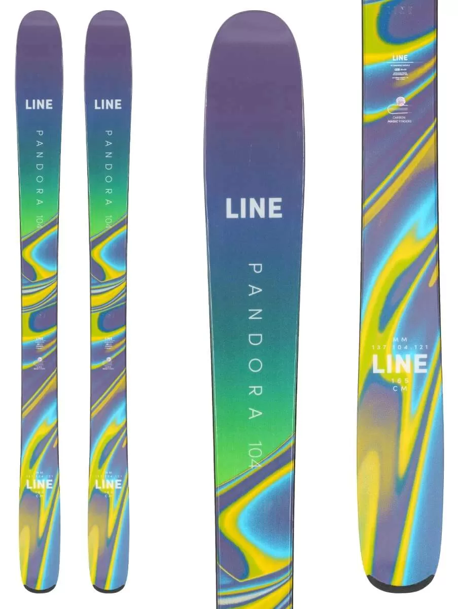 Line Ladies Pandora 104 Flat Ski 2022-2023 3 Line Ladies Pandora 104 Flat Ski 2022-2023