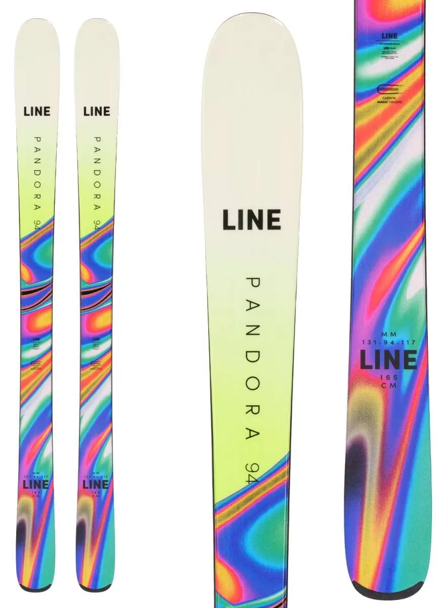 LINE Ladies Pandora 94 Flat Ski 2022-2023 3 LINE Ladies Pandora 94 Flat Ski 2022-2023