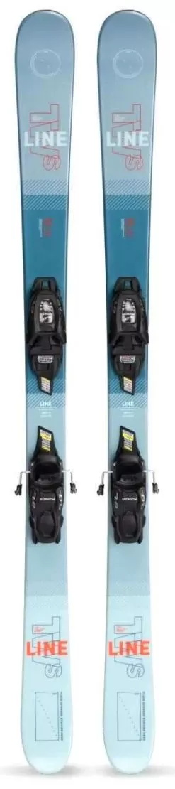 Line Juniors Tom Wallisch Shorty System Ski With Marker FDT 7.0 Ski Bindings