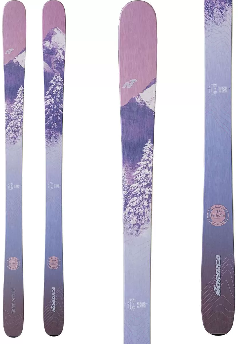 Nordica Ladies Santa Ana 88 Flat Ski 2022-2023