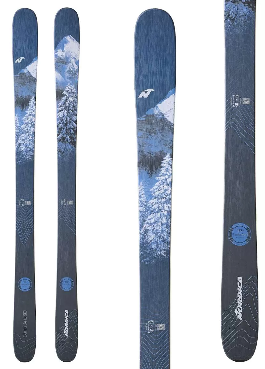 Nordica Ladies Santa Ana 93 Flat Ski 2022-2023