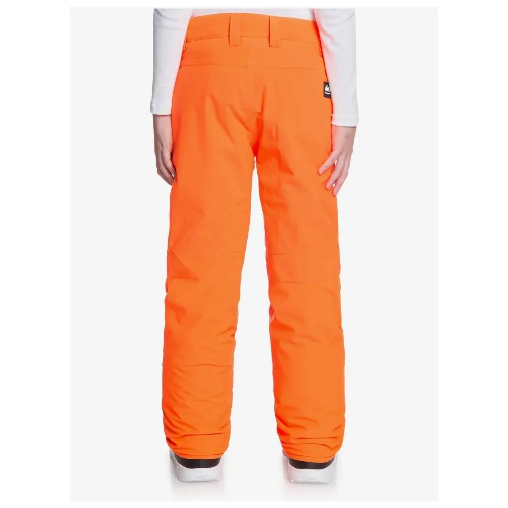 Quiksilver Arcade Boys Ski Pants - Orange 5 Quiksilver Arcade Boys Ski Pants - Orange - Image 3