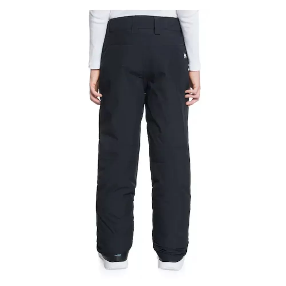 Quiksilver Estate Boys Ski Pants, Black 5 Quiksilver Estate Boys Ski Pants, Black - Image 3