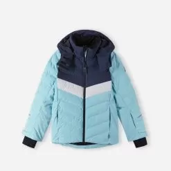 Reima Luppo Girls Ski Jacket, Light Turquoise