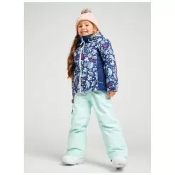 Roxy Lola Girls Bib Ski Pants - Fair Aqua -Skiing Shop roxy snowy tale girls ski jacket medieval blue neo 4 1