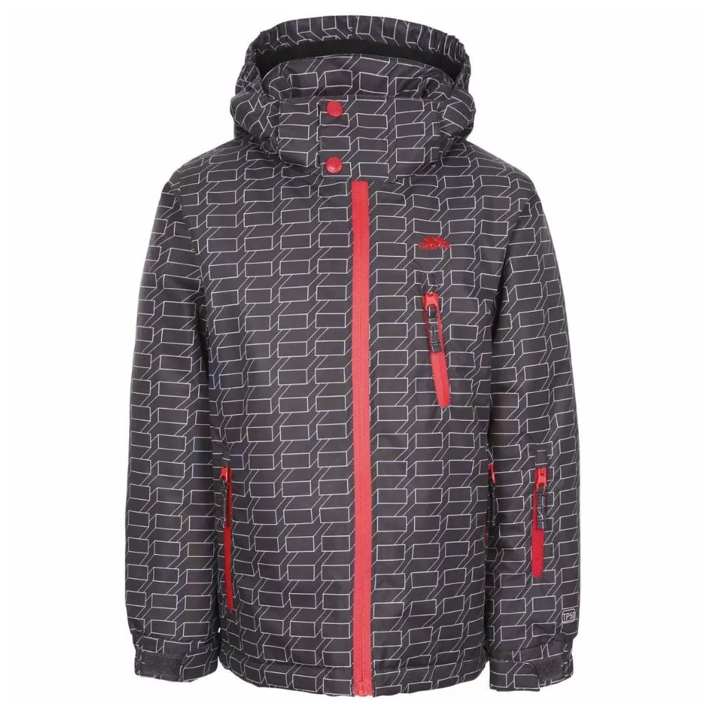 Trespass Minor Boys Ski Jacket - Dark Grey