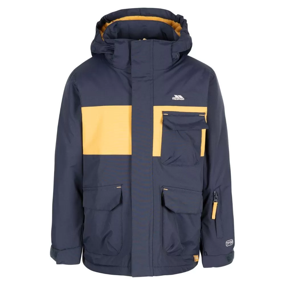 Trespass Montee Boys Ski Jacket, Navy