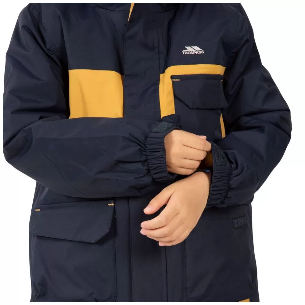 Trespass Montee Boys Ski Jacket, Navy 7 Trespass Montee Boys Ski Jacket, Navy - Image 5