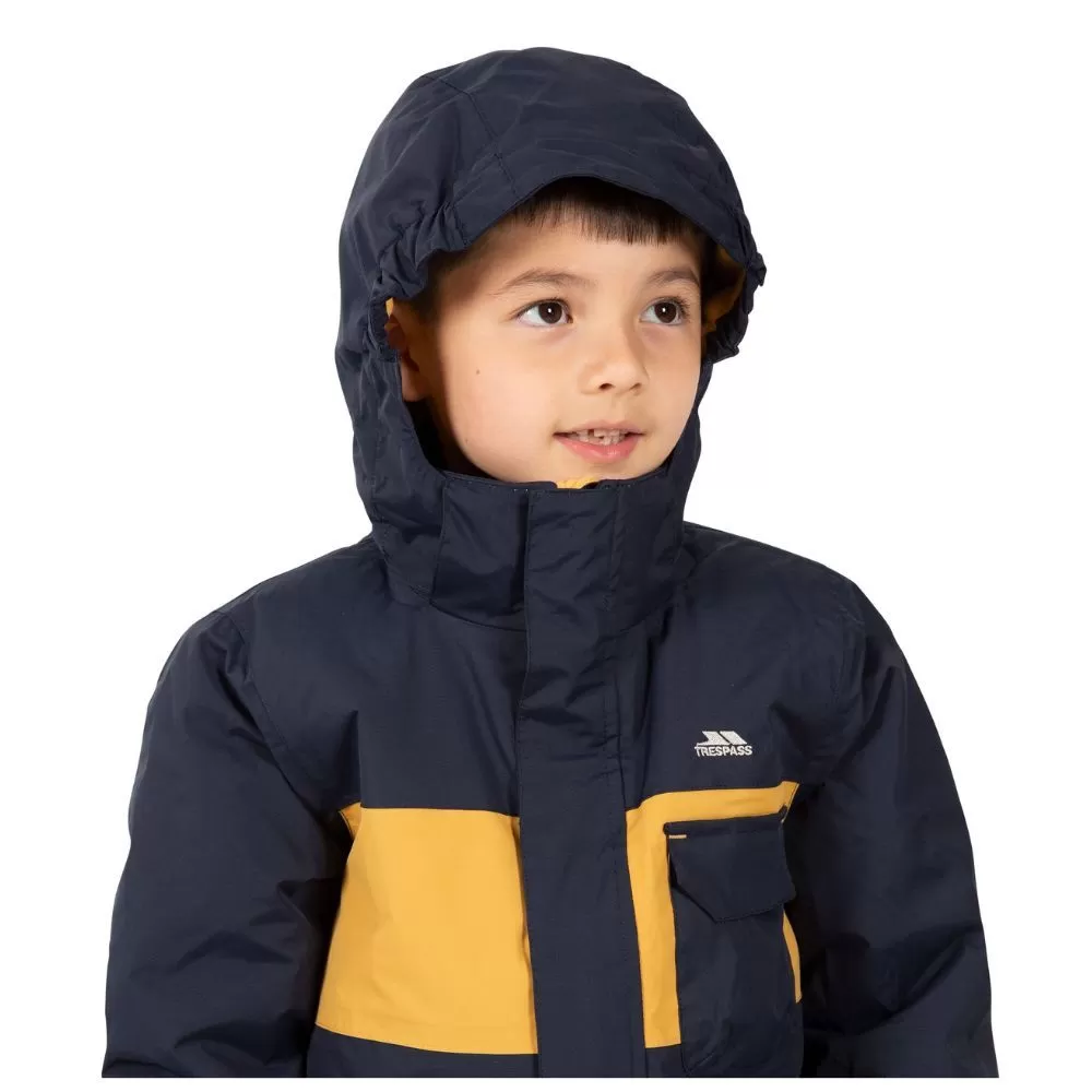 Trespass Montee Boys Ski Jacket, Navy 9 Trespass Montee Boys Ski Jacket, Navy - Image 7