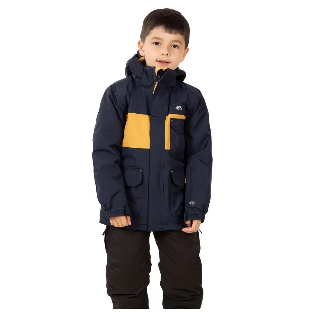 Trespass Montee Boys Ski Jacket, Navy 5 Trespass Montee Boys Ski Jacket, Navy - Image 3